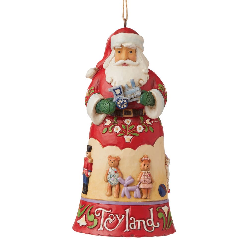Shop now in UK Jim Shore 6009457 Toyland Santa Hanging Ornament