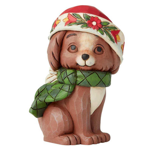 Shop now in UK Jim Shore Christmas Puppy Miniature 6004296