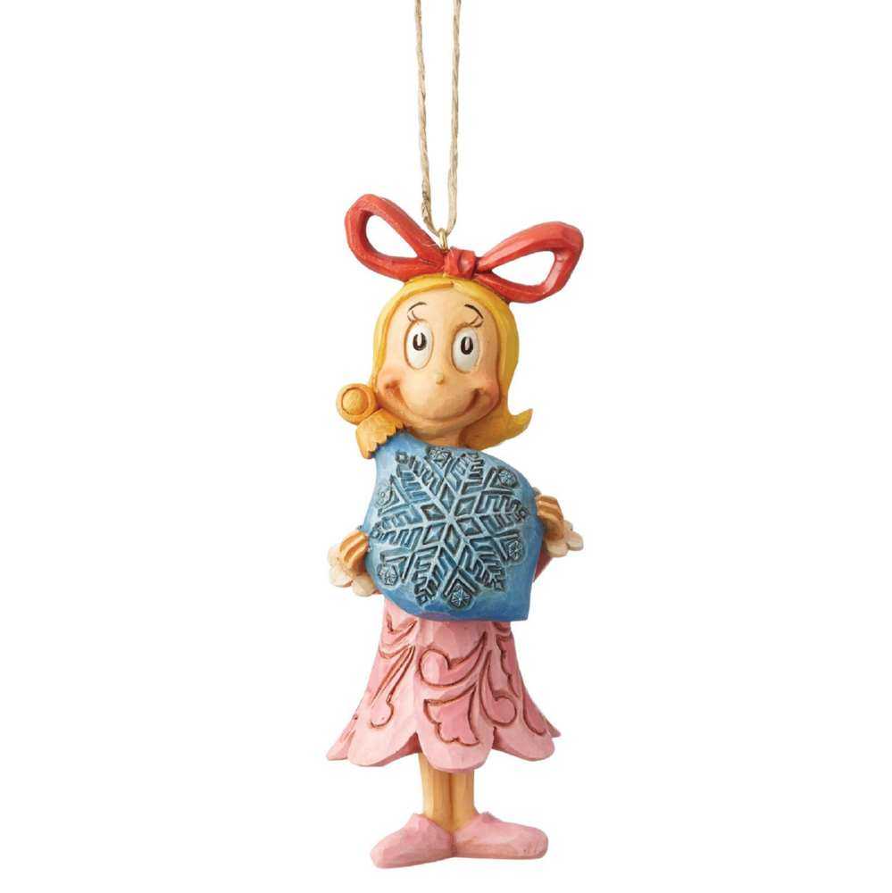 Shop now in UK Jim Shore Cindy Lou with Ball Ornament (Hanging Ornament) 6004068