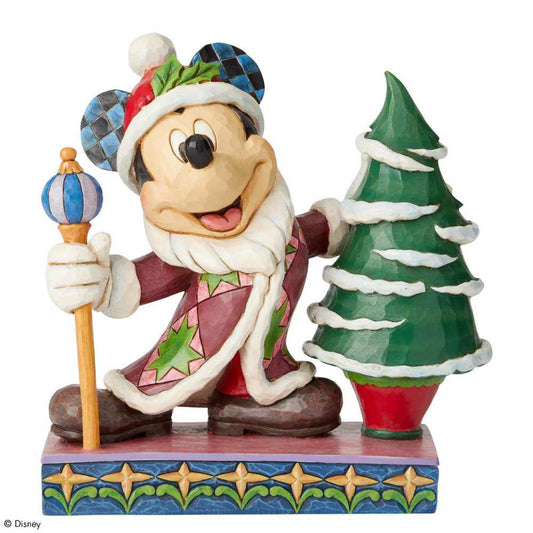 Shop now in UK Jim Shore Father Christmas Mickey Mouse 6002831