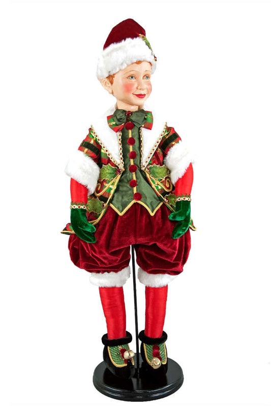 Shop now in UK Katherine's Collection 28-728467 Tartan Tradition Elf Doll