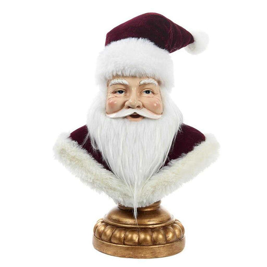 Shop now in UK Katherine's Collection Xmas Wishes Santa Bust KC 23-923575