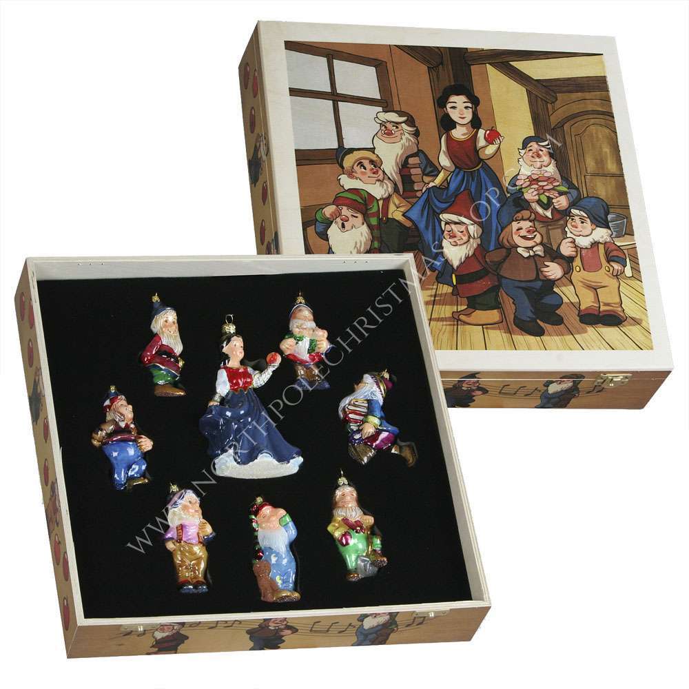 Shop now in UK Snow White Collection Komozja Family Mostowski - Glass Bauble handmade in Poland