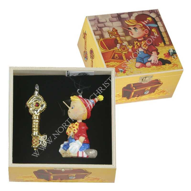 Shop now in UK Komozja Family Mostowski Pinocchio Gold Key Set