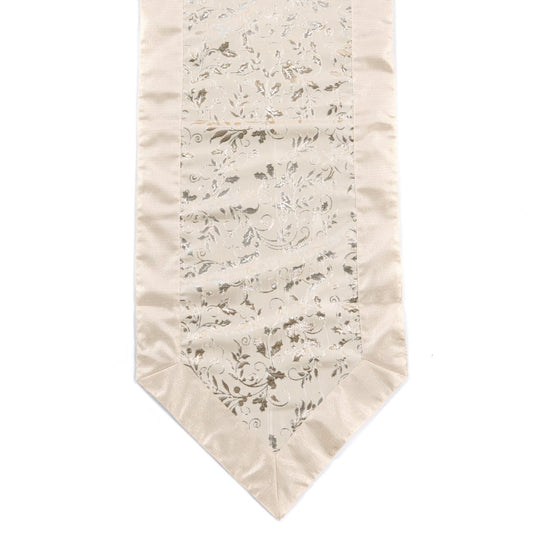 Shop now in UK Holly Berry Table Runner Cream L 20259