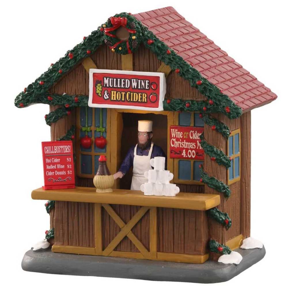 Shop now in UK Lemax Mulled Wine And Ciders 04741 - Lemax Christmas Village