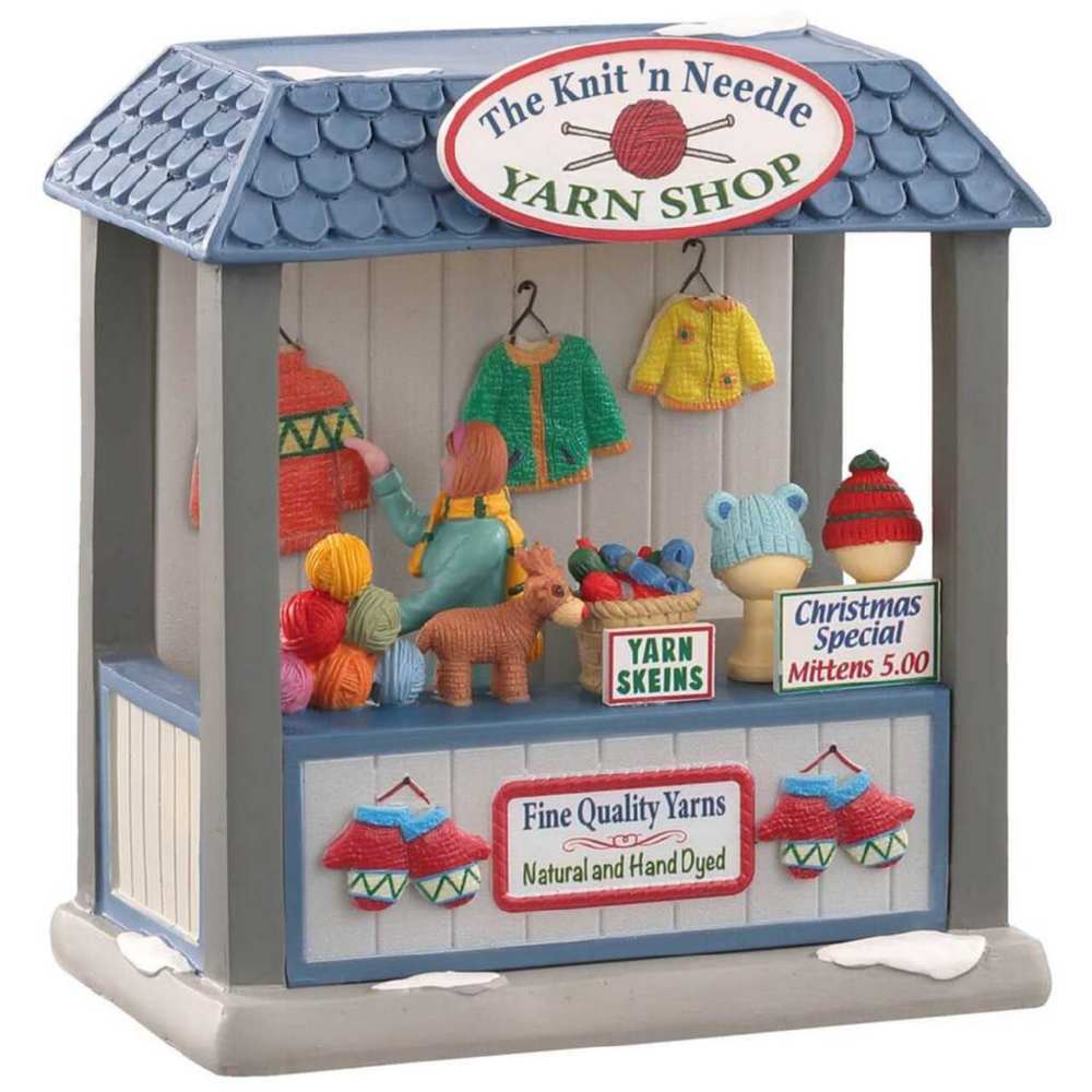 Shop now in UK Lemax The Knit And Needle Yarn Shop 04760 - Lemax Christmas Village