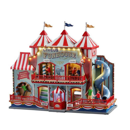 Shop now in UK Lemax Circus Funhouse 05616 - Lemax Carnival Village