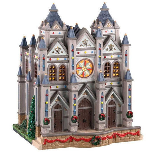 Shop now in UK Lemax Christmas At The Cathedral 05661 - Lemax Caddington Village