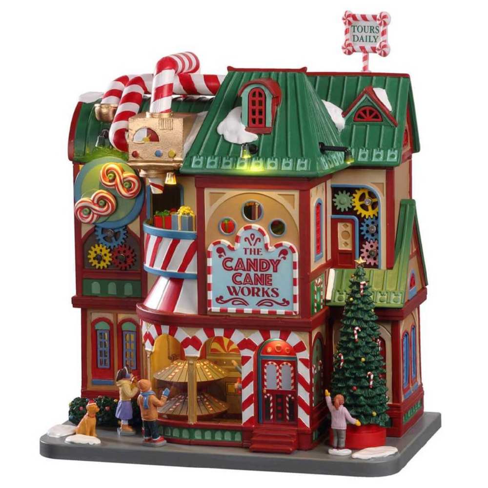 Shop now in UK Lemax The Candy Cane Works 05681 - Lemax Christmas Village