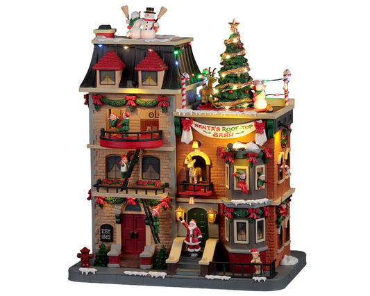 Buy in UK, at the best price, Lemax Santa'S Rooftop Bash (25861)