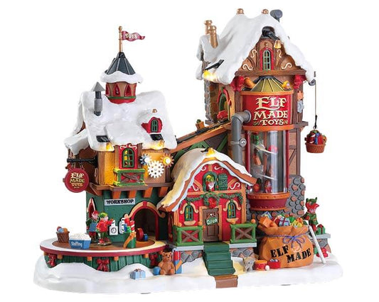 Buy in UK, at the best price, Lemax Elf Made Toy Factory (75190)