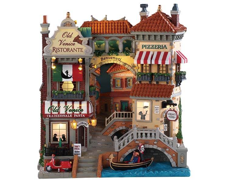 Buy in UK, at the best price, Lemax Venice Canal Shops (85318)