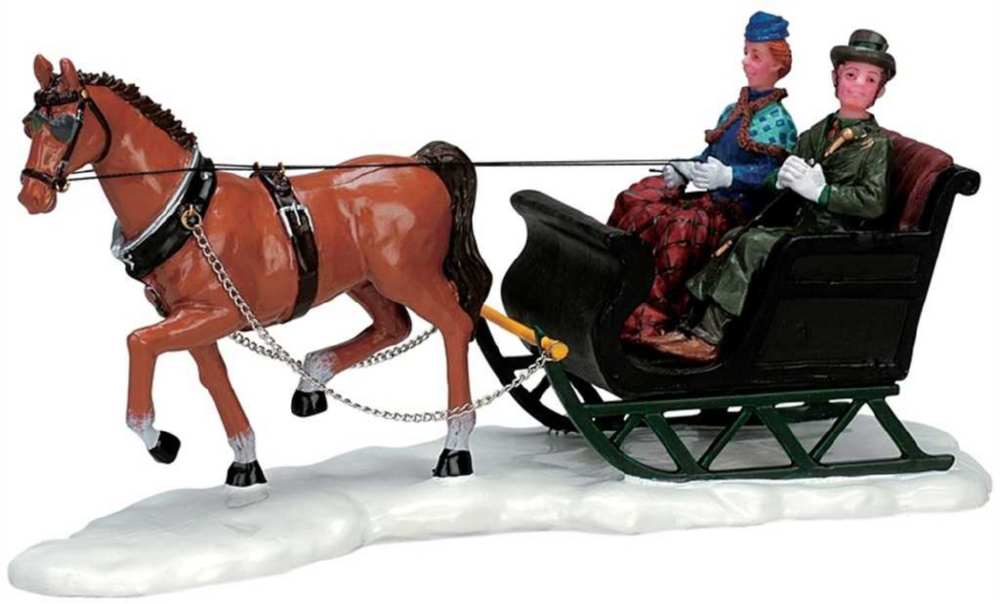 Shop now in UK Lemax Scenic Sleighride 73633 - Lemax Christmas Village