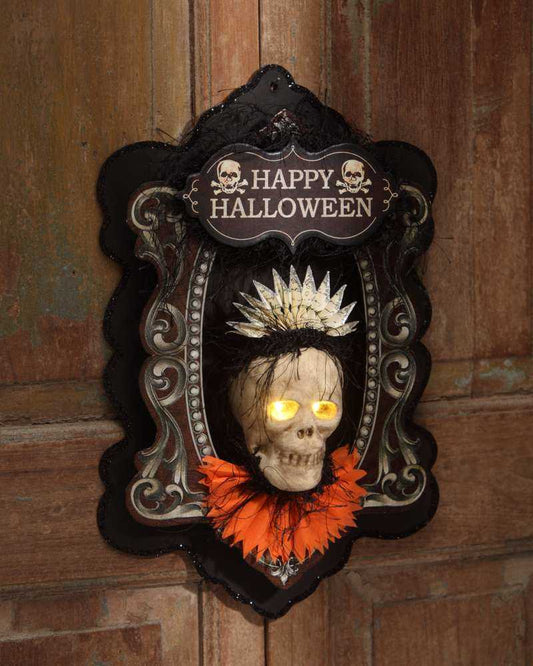 Shop now in UK LO6464 Bethany Lowe  Skeleton Wall Plaque