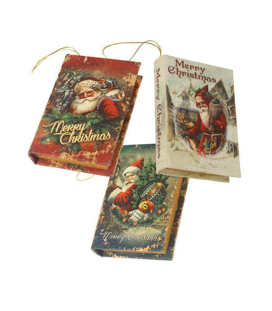 Shop now in UK LO6510 Bethany Lowe Traditional Christmas Book ornament
