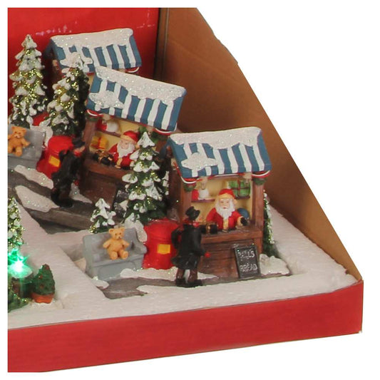Shop now in UK Luville Collectables Christmas market 3 Santa Shop 1028583
