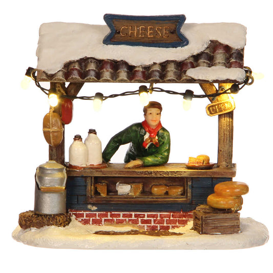 Shop now in UK Luville Collectables Cheese market battery operated 1031289
