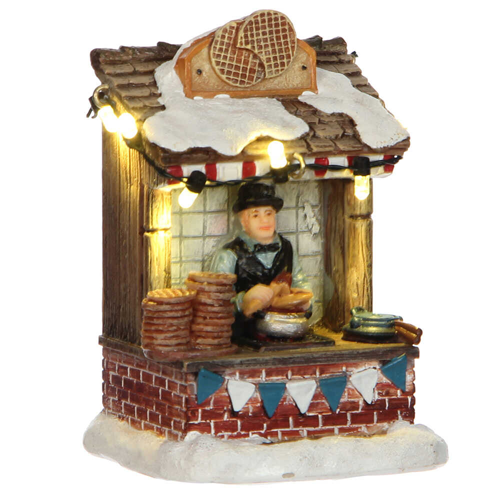 Shop now in UK Luville Collectables Stroopwafel market battery operated 1031291