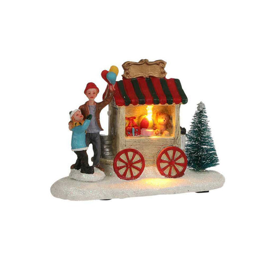 Shop now in UK Luville Collectables Christmas Stall Toys 1064629