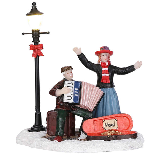 Shop now in UK Luville Collectables Chansons with accordionist battery operated 1084836