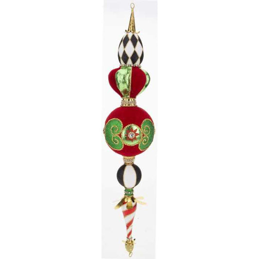 Shop now in UK Mark Roberts Grand Trad. Finial Ornament 25-90138