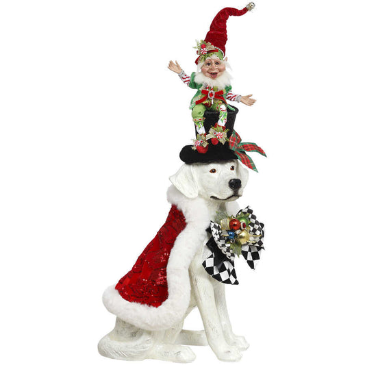 Shop now in UK 51-06044 Mark Roberts Christmas Dog with Elf