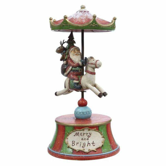 Shop now in UK Mark Roberts Carousel With Santa 63-79722