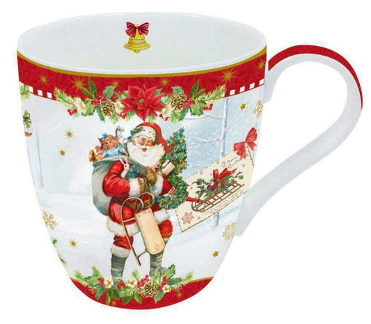 Shop now in UK Christmas Tableware: Mug in porcelain in colour box