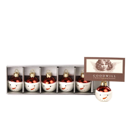 Shop now in UK Glass Snowman Cardholder Box 6 P 36646