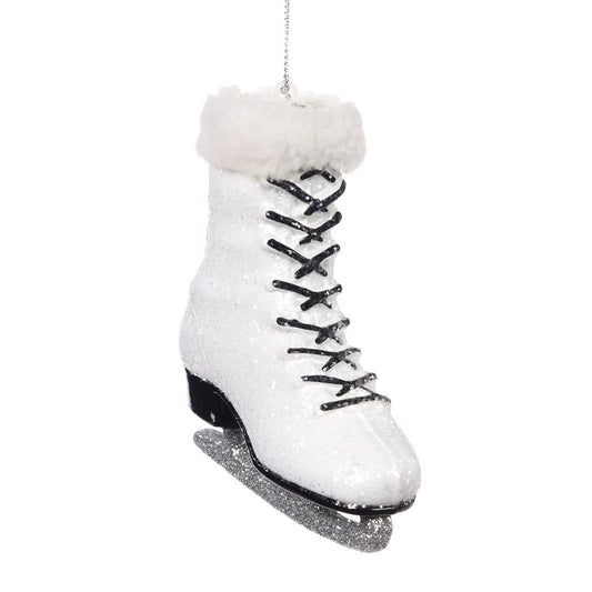 Shop now in UK Glitter Furry Ice Skate Ornament PL 52063