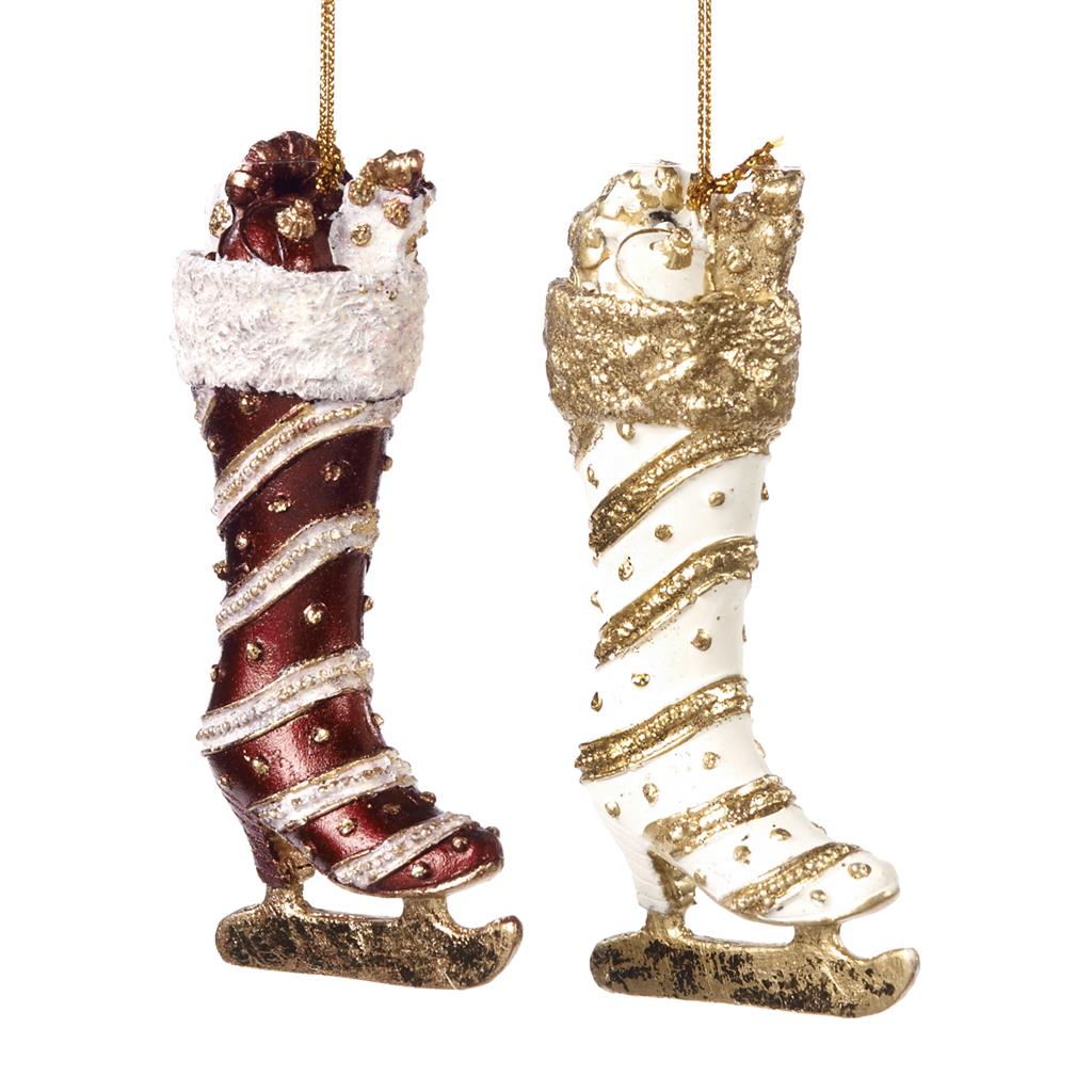 Shop now in UK Skate Boot with Gifts Ornament 2 Assorted R 87218