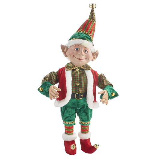 Shop now in UK Raz Imports 18inch Posable Elf 4002456 2 Assorted