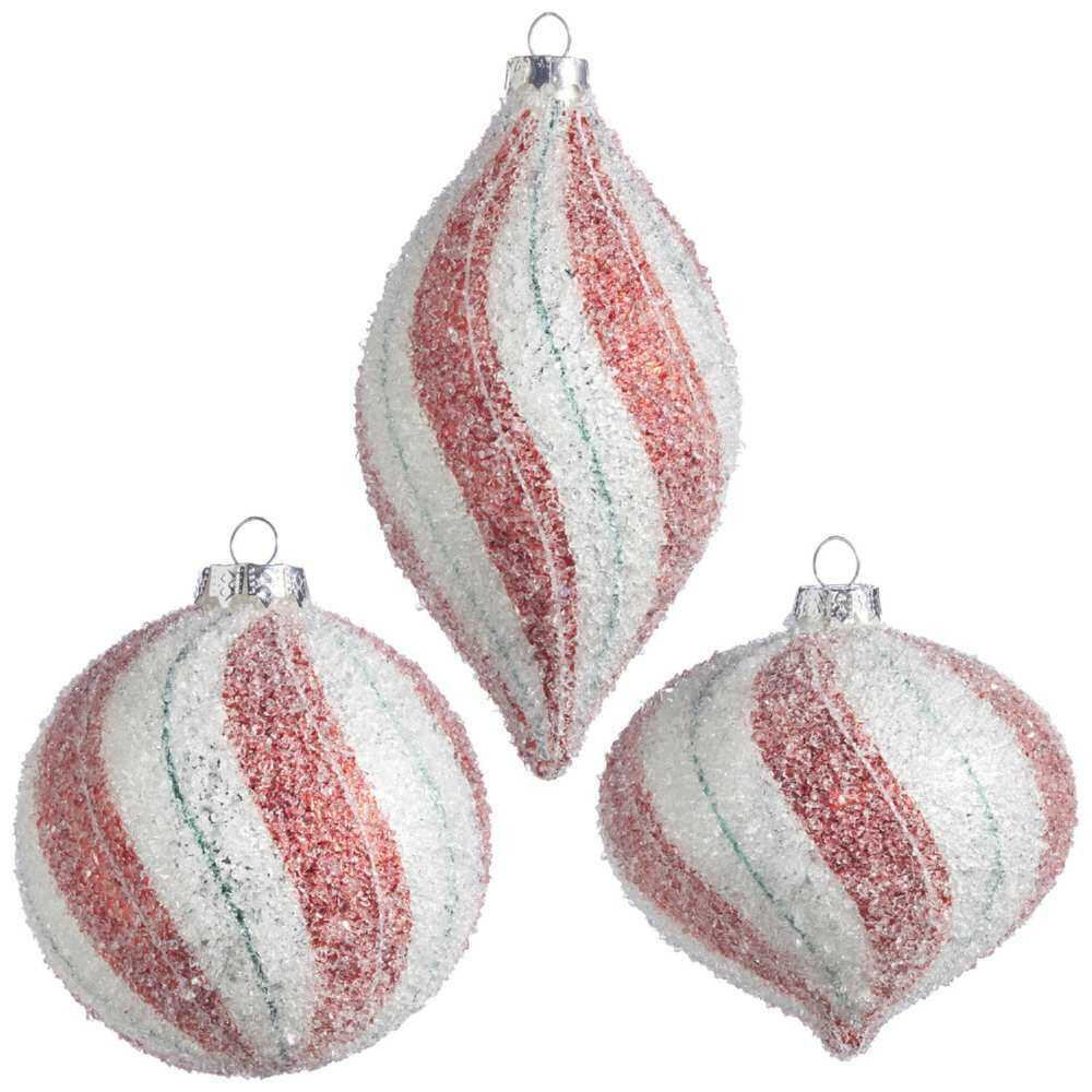Shop now in UK RAZ Imports Iced Peppermint Ornament 4022848