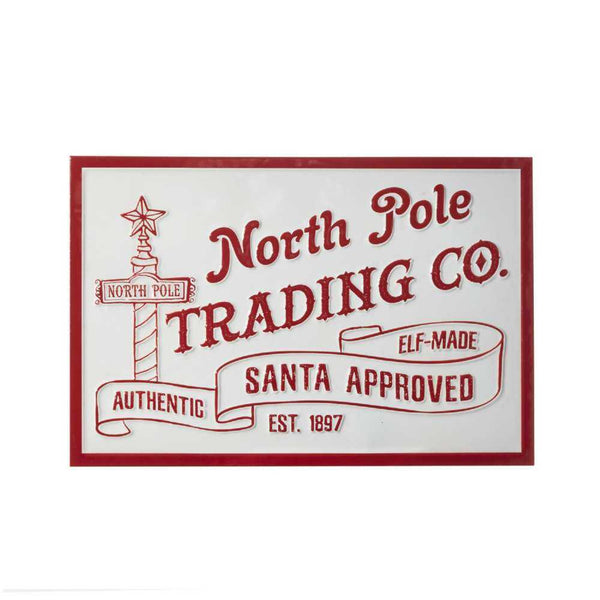 Shop now in UK RAZ Imports North Pole Trading Company Wall Art 4036322