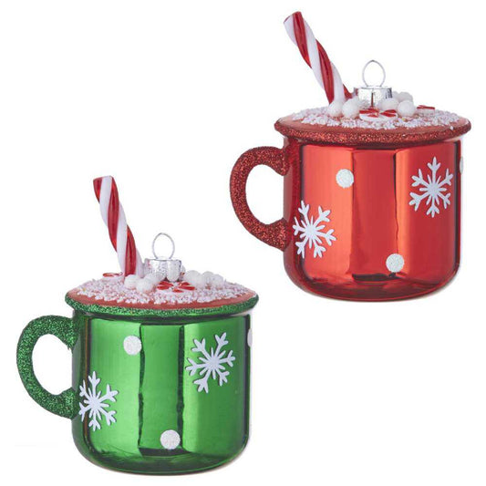 Shop now in UK RAZ Imports Hot Chocolate Mug Ornament 4052951