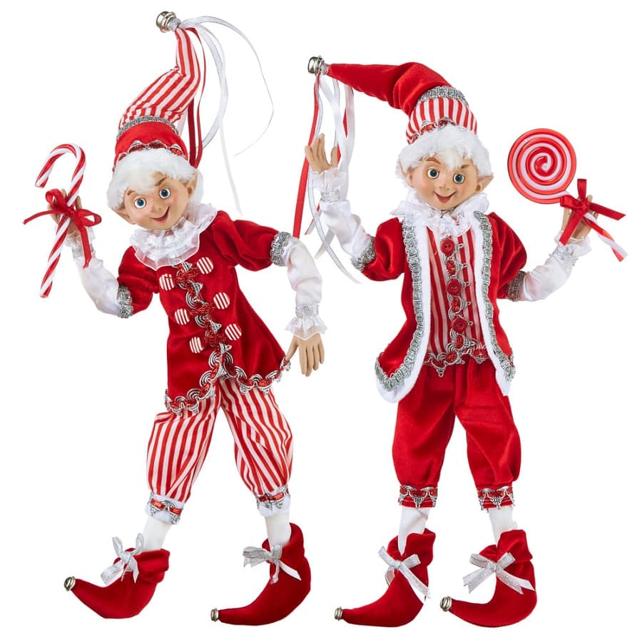 Shop now in UK Raz Imports 16inch Posable Elf 4102259 2 Assorted