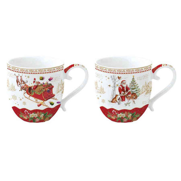 Shop now in UK Easy Life Tableware Set 2 porcelain mugs 370 ml