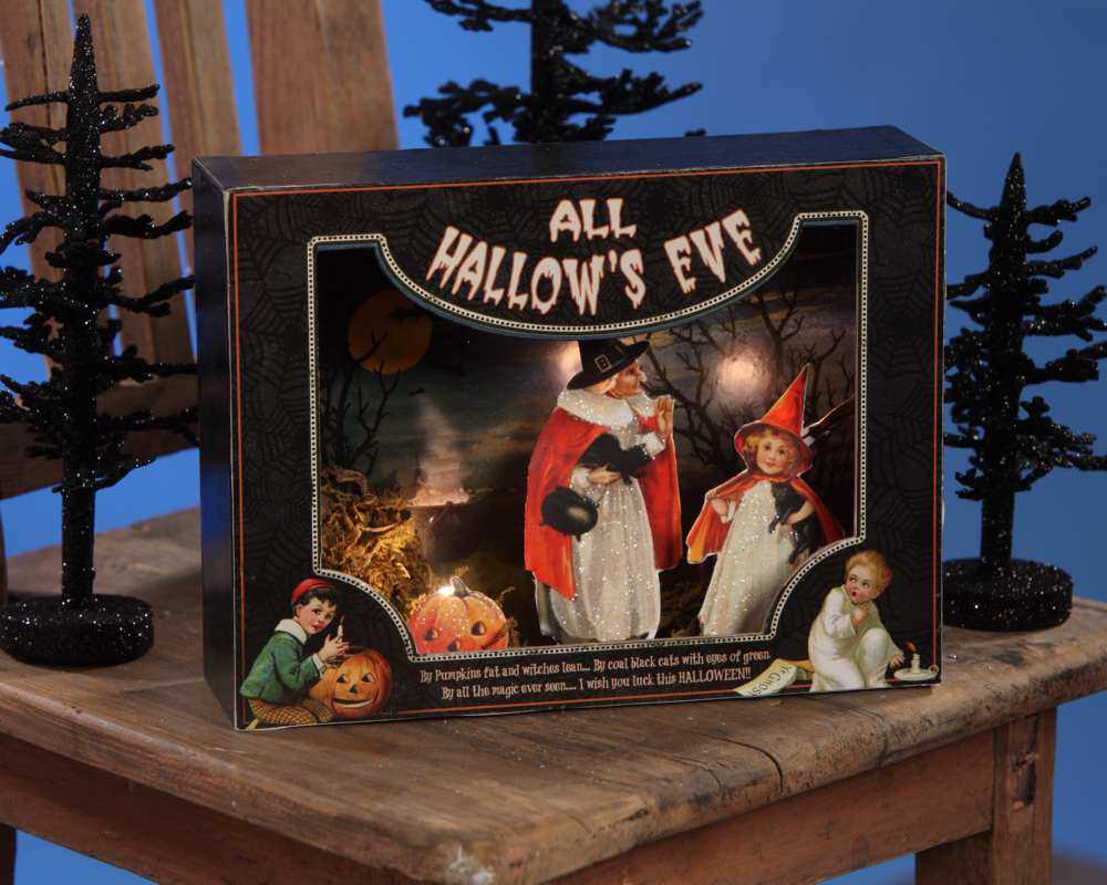 Shop now in UK SN6610 Bethany Lowe  All Hallow's Eve Shadowbox