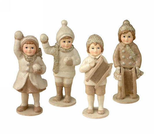 Shop now in UK TD6103 Bethany Lowe Mini Tradtional Snow Child Christmas Ornaments