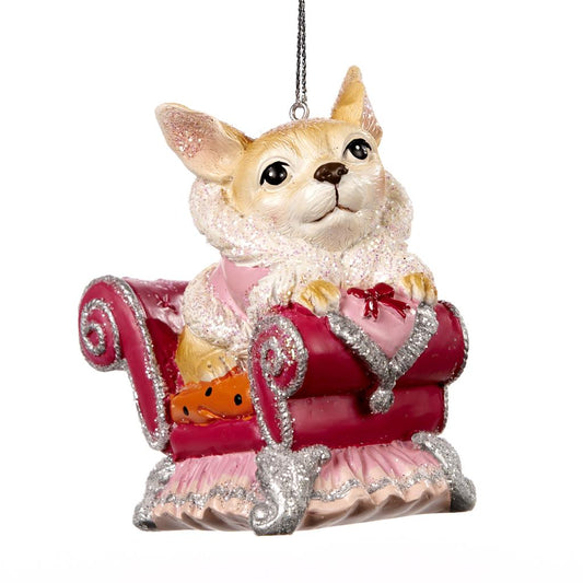 Shop now in UK Dog on Sofa Ornament TR 27363