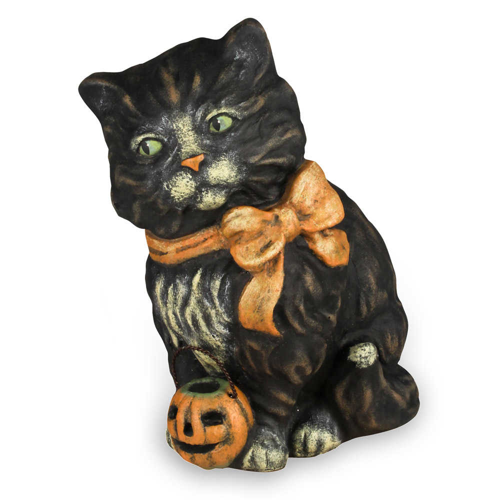 Shop now in UK VL7875 Bethany Lowe Halloween Cat with Jol