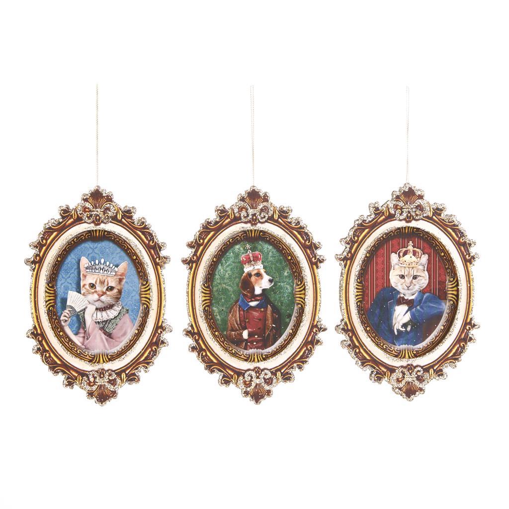 Shop now in UK Paper Royal Animal Ornament 3 Assorted Y 63218